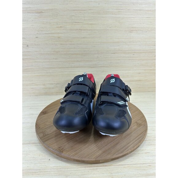 Peloton Black Leather Cycling Shoes Mens Size 46 US 12 - Picture 2 of 7
